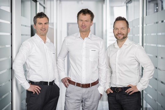 Stefan Hampel, Florian Hampel und Peter Freigassner-Sanchez