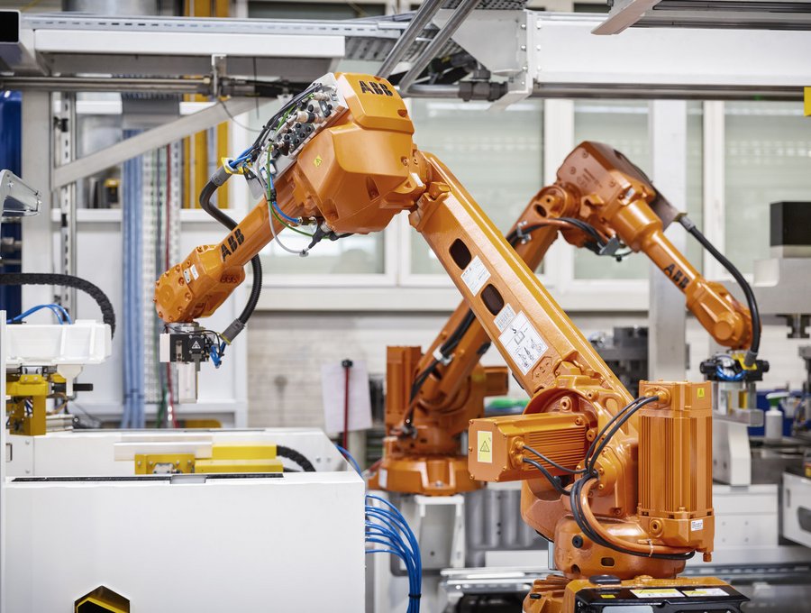 Integriertes Roboterhandling Roboterhandling Crashboxen