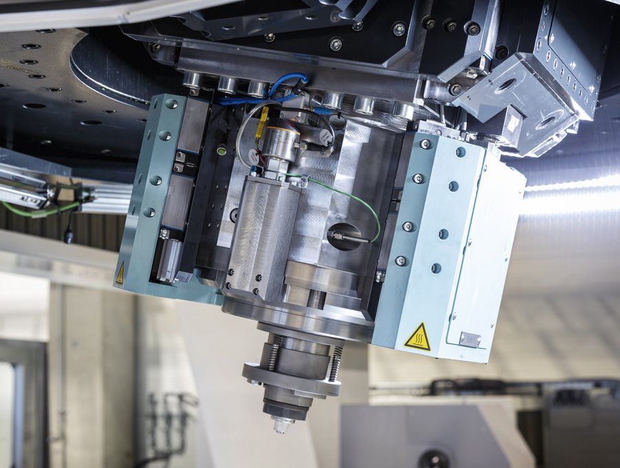FSW Schweißkopf mit einer Schweißkraft von 130 kN HAGE FSW Schweißkopf