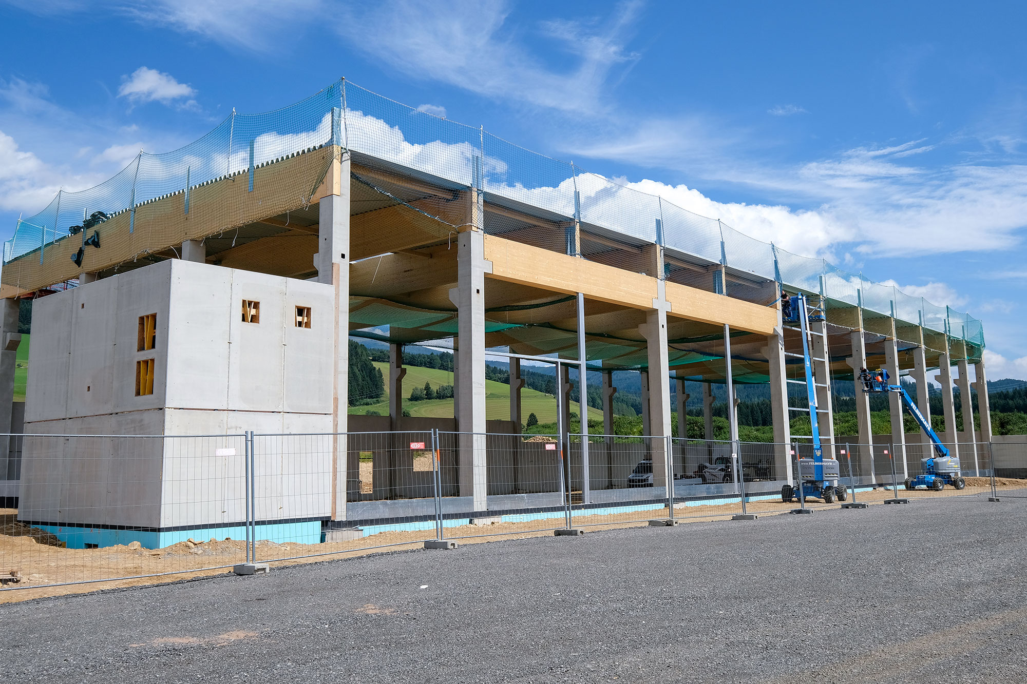 HAGE - Baufortschritt Montagehalle HAGE Montagehalle Neubau