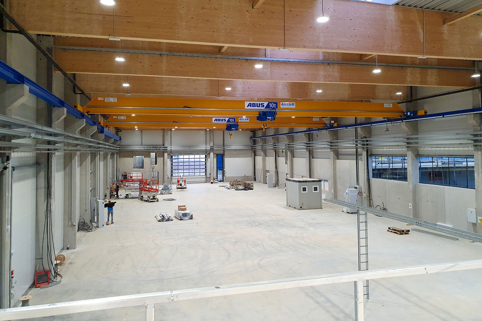 HAGE Neubau Montagehalle HAGE Montagehalle - Baufortschritt
